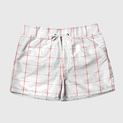 Женские шорты Color white red crosses