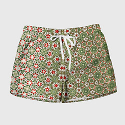 Шорты женские Геометрическая метаморфоза, цвет: 3D-принт