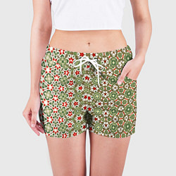 Шорты женские Геометрическая метаморфоза, цвет: 3D-принт — фото 2