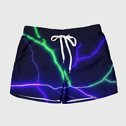 Женские шорты Multicolored lightning