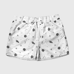 Шорты женские Шишки из Бузулукского бора, цвет: 3D-принт