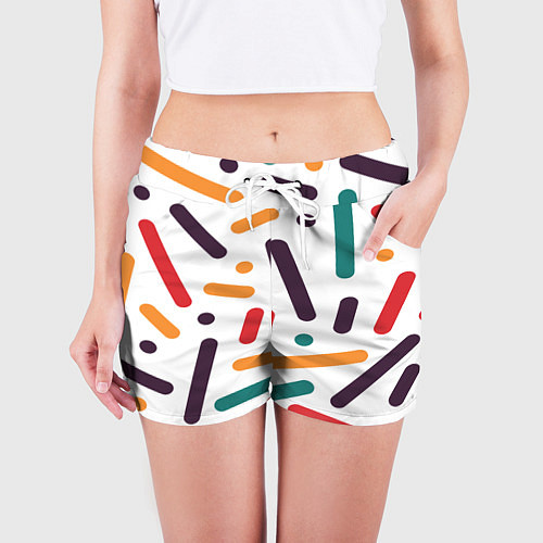 Женские шорты Oval oil / 3D-принт – фото 3