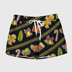 Женские шорты Рождественский дух