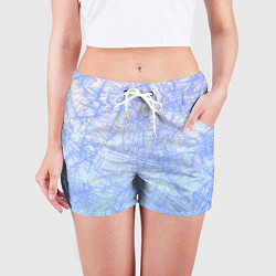 Шорты женские В инее, цвет: 3D-принт — фото 2