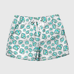 Шорты женские Бриллианты, цвет: 3D-принт