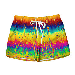 Шорты женские Tie dye, цвет: 3D-принт