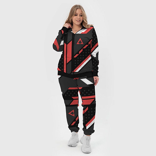 Женский костюм CS:GO Cyrex Pattern / 3D-Черный – фото 4