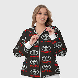 Женский 3D-костюм Toyota, цвет: 3D-белый — фото 2