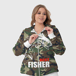 Женский 3D-костюм Best fisher, цвет: 3D-белый — фото 2