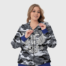 Женский 3D-костюм Городской камуфляж Россия, цвет: 3D-синий — фото 2