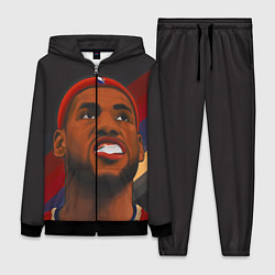 Женский 3D-костюм LeBron Smile, цвет: 3D-черный