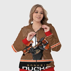 Женский 3D-костюм Anaheim Ducks, цвет: 3D-красный — фото 2