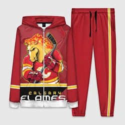 Женский 3D-костюм Calgary Flames, цвет: 3D-белый