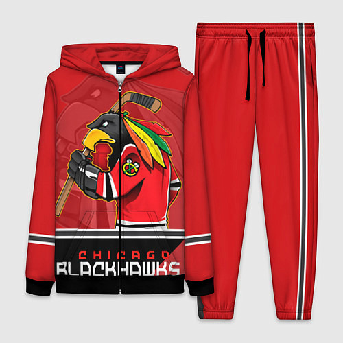 Женский костюм Chicago Blackhawks / 3D-Черный – фото 1