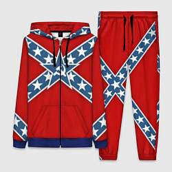 Женский 3D-костюм Флаг советской конфедерации, цвет: 3D-синий
