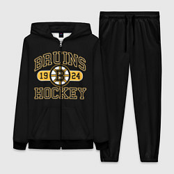 Женский 3D-костюм Boston Bruins: Est.1924, цвет: 3D-черный