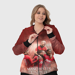 Женский 3D-костюм Manchester United, цвет: 3D-черный — фото 2