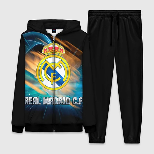 Женский костюм Real Madrid / 3D-Черный – фото 1
