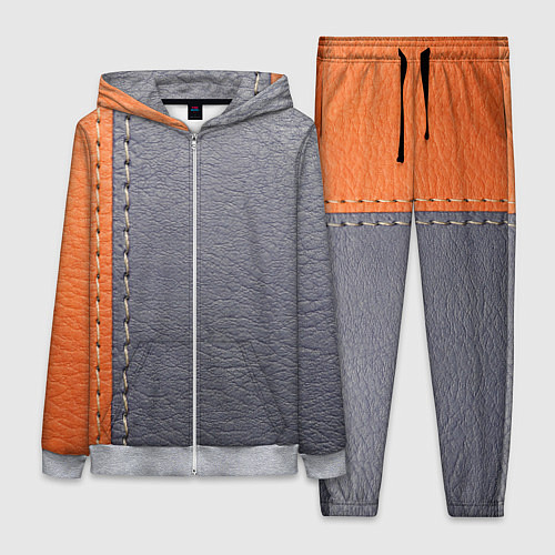 Женский костюм Кожа / 3D-Меланж – фото 1