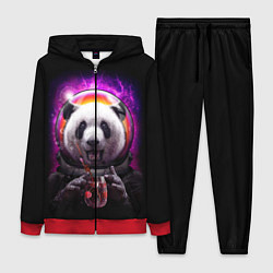 Женский 3D-костюм Panda Cosmonaut, цвет: 3D-красный