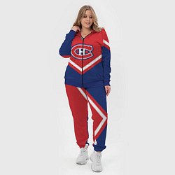 Женский 3D-костюм NHL: Montreal Canadiens, цвет: 3D-синий — фото 2