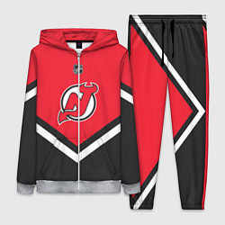 Женский 3D-костюм NHL: New Jersey Devils, цвет: 3D-меланж