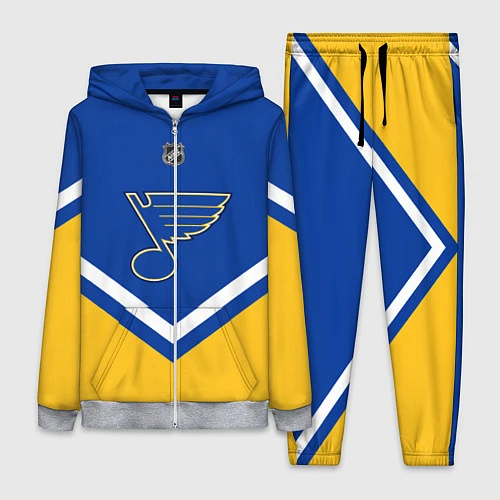 Женский костюм NHL: St. Louis Blues / 3D-Меланж – фото 1