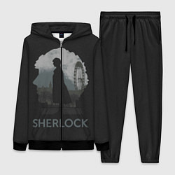 Женский 3D-костюм Sherlock World, цвет: 3D-черный