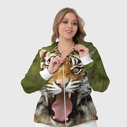Женский 3D-костюм Удивленный тигр, цвет: 3D-белый — фото 2
