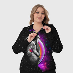 Женский 3D-костюм Космический кот, цвет: 3D-черный — фото 2