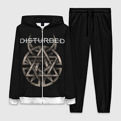 Женский 3D-костюм Disturbed Logo, цвет: 3D-белый