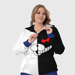 Женский 3D-костюм Monokuma, цвет: 3D-синий — фото 2