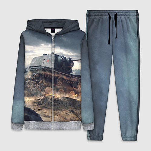 Женский костюм Танк / 3D-Меланж – фото 1