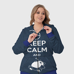 Женский 3D-костюм Keep Calm & Squirtle, цвет: 3D-синий — фото 2