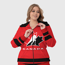 Женский 3D-костюм Canada Team, цвет: 3D-красный — фото 2