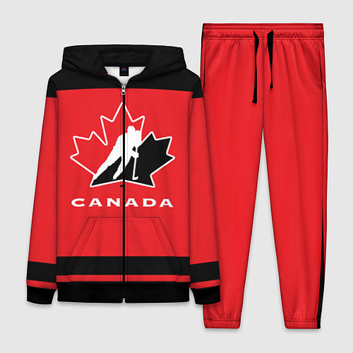 Женский костюм Canada Team / 3D-Черный – фото 1
