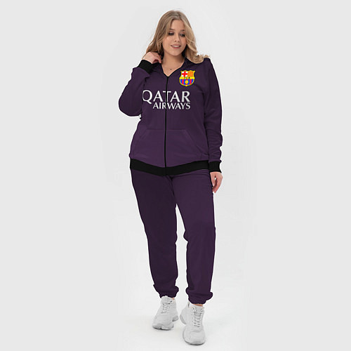 Женский костюм Barcelona FC: Violet / 3D-Черный – фото 4