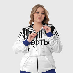 Женский 3D-костюм Нефть, цвет: 3D-синий — фото 2