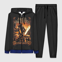 Женский 3D-костюм Amon Amarth: Dark warrior, цвет: 3D-синий