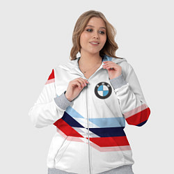 Женский 3D-костюм BMW БМВ WHITE, цвет: 3D-меланж — фото 2