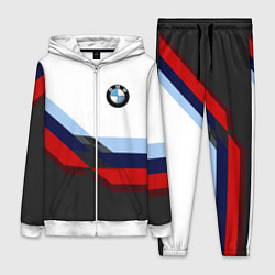 Женский 3D-костюм BMW M SPORT, цвет: 3D-белый