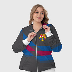 Женский 3D-костюм Barcelona FC: Dark style, цвет: 3D-белый — фото 2