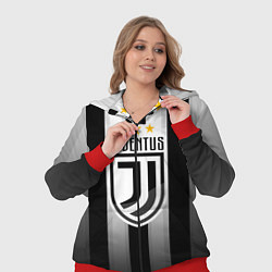 Женский 3D-костюм Juventus FC: New logo, цвет: 3D-красный — фото 2