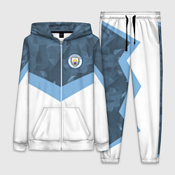 Женский 3D-костюм Manchester City FC: Sport, цвет: 3D-белый