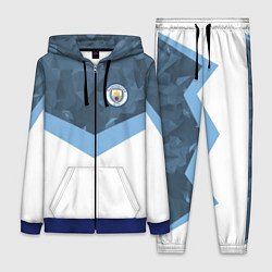 Женский 3D-костюм Manchester City FC: Sport цвета 3D-синий — фото 1