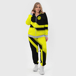 Женский 3D-костюм BVB FC: Yellow style, цвет: 3D-меланж — фото 2