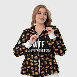 Женский 3D-костюм WTF Food, цвет: 3D-белый — фото 2