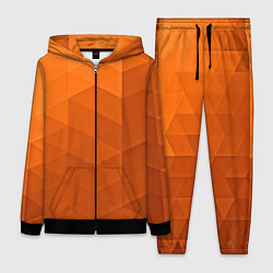 Женский 3D-костюм Orange abstraction, цвет: 3D-черный