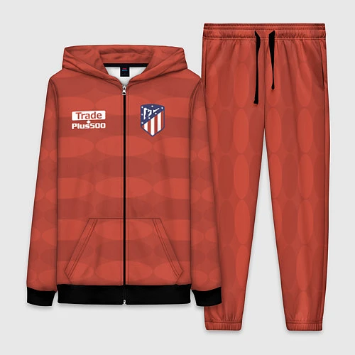 Женский костюм Atletico Madrid: Red Ellipse / 3D-Черный – фото 1