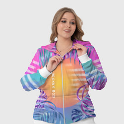 Женский 3D-костюм Sayonara Boy: Neon Tropic, цвет: 3D-белый — фото 2
